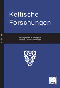 Keltische Forschungen 7 (2015-2016)