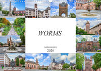 Worms Impressionen (Wandkalender 2020 DIN A3 quer)