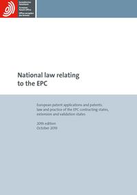 National law relating to the EPC