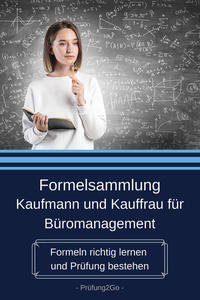 Formelsammlung Kaufmann und Kauffrau fu¨r Bu¨romanagement