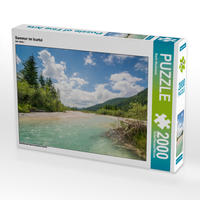 CALVENDO Puzzle Sommer im Isartal 2000 Teile Lege-Größe 90 x 67 cm Foto-Puzzle Bild von Martin Wasilewski