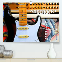 Gitarren und Amps - abgerockt (Premium, hochwertiger DIN A2 Wandkalender 2023, Kunstdruck in Hochglanz)