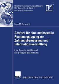 Ansätze für eine umfassende Rechnungslegung zur Zahlungsbemessung und Informationsvermittlung