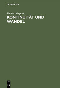 Kontinuität und Wandel