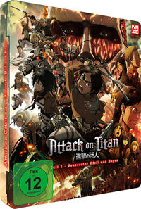 Attack on Titan - Anime Movie Teil 1: Feuerroter Pfeil und Bogen - Steelcase Blu-ray (Limited Edition)