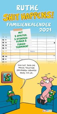 Ruthe - Shit happens! Familienkalender 2021