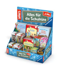 Verkaufs-Kassette "Ravensburger Minis Schulanfang" VE 92