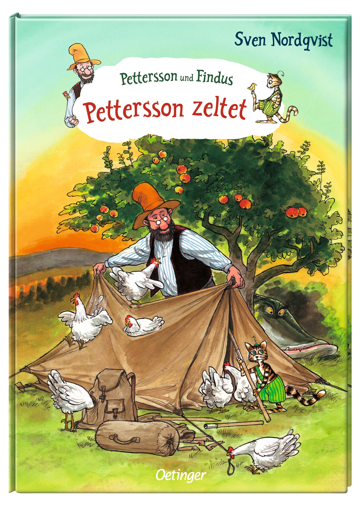 Pettersson und Findus. Pettersson zeltet