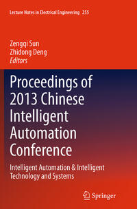 Proceedings of 2013 Chinese Intelligent Automation Conference