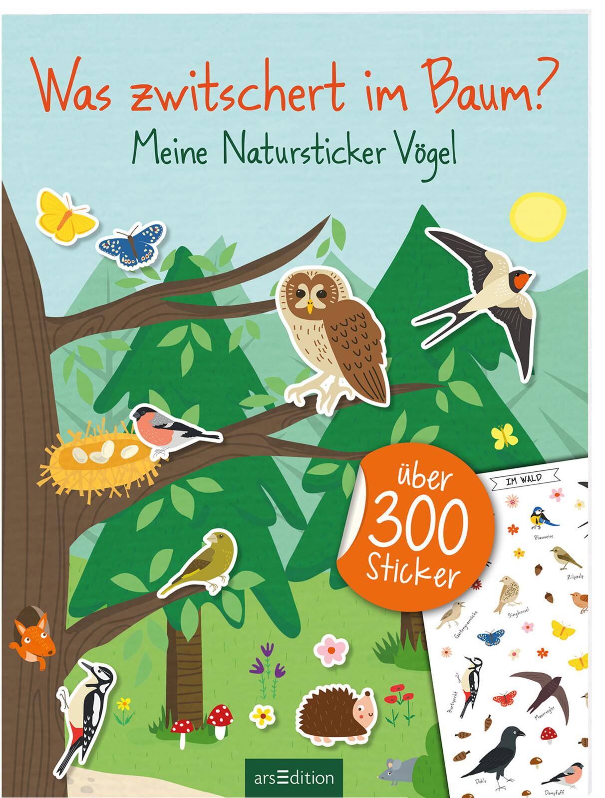 Was zwitschert im Baum? – Meine Natursticker Vögel