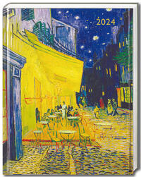 Vincent van Gogh – Caféterrasse am Abend – Taschenkalender 2024