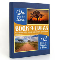 BOOK 4 IDEAS modern | Afrikas Bäume, Notizbuch, Bullet Journal mit Kreativitätstechniken und Bildern, DIN A5