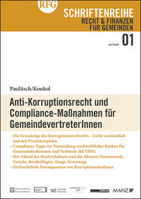 Anti-Korruptionsrecht und Compliance Maßnahmen für GemeindevertreterInnen