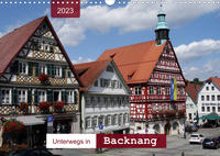 Unterwegs in Backnang (Wandkalender 2023 DIN A3 quer)