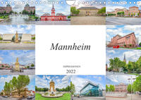 Mannheim Impressionen (Wandkalender 2022 DIN A4 quer)