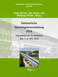 Elektronische Sprachsignalverarbeitung 2018