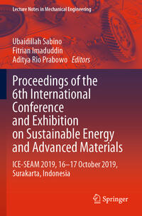 Proceedings of the 6th International Conference and Exhibition on Sustainable Energy and Advanced Materials