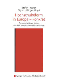 Hochschulreform in Europa — konkret