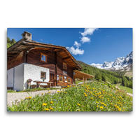 Premium Textil-Leinwand 75 x 50 cm Quer-Format Moareggalm am Klausberg im Ahrntal | Wandbild, HD-Bild auf Keilrahmen, Fertigbild auf hochwertigem Vlies, Leinwanddruck von Christian Müringer