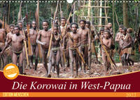 Bei den Steinkorowai in West-Papua (Wandkalender 2022 DIN A3 quer)