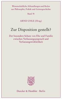 Zur Disposition gestellt?