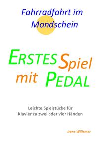 Erstes Spiel mit Pedal / Fahrradfahrt im Mondschein