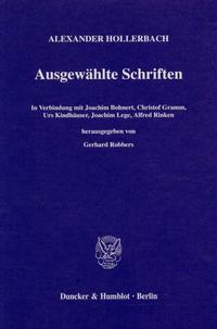 Ausgewählte Schriften.