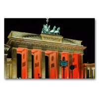 Premium Textil-Leinwand 90 x 60 cm Quer-Format Brandenburger Tor | Wandbild, HD-Bild auf Keilrahmen, Fertigbild auf hochwertigem Vlies, Leinwanddruck von Andreas Schön