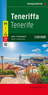 Teneriffa, Autokarte 1:50.000, freytag & berndt