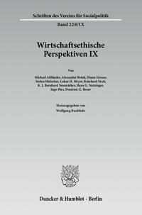 Wirtschaftsethische Perspektiven IX.