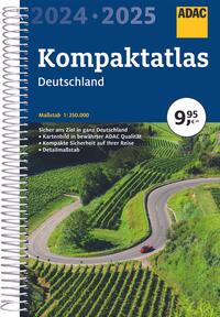 ADAC Kompaktatlas 2024/2025 Deutschland 1:250.000