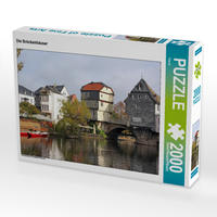 CALVENDO Puzzle Die Brückenhäuser 2000 Teile Lege-Größe 90 x 67 cm Foto-Puzzle Bild von Flori0