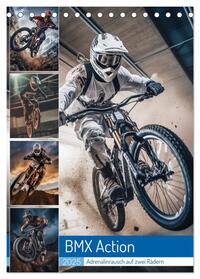 BMX Action (Tischkalender 2025 DIN A5 hoch), CALVENDO Monatskalender