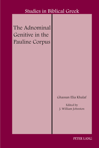 The Adnominal Genitive in the Pauline Corpus