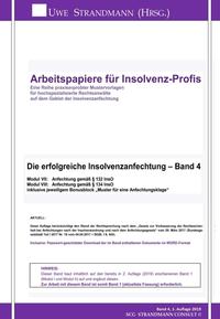 Die erfolgreiche Insolvenzanfechtung – Band 4