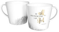 Tasse "Be still and know" - Golddekor