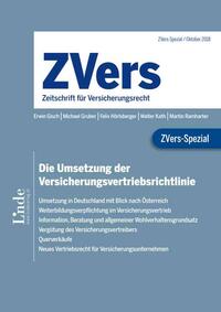 ZVers-Spezial Die Umsetzung der Versicherungsvertriebsrichtlinie