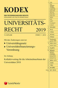 KODEX Universitätsrecht 2019