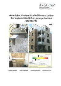 Anteil der Kosten für die Dämmarbeiten bei unterschiedlichen energetischen Standards