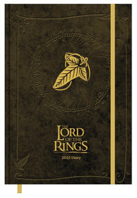 Pyramid – Lord of the Rings 2025 A5 Diary 14,8x21cm, Fantasy-Epos-Kalender, täglicher Planer für Film- und Buchliebhaber, perfekt für Büro & Schule Organisationsmittel