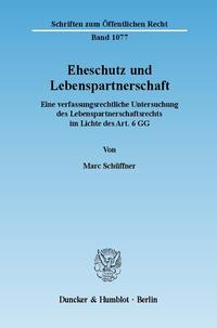 Eheschutz und Lebenspartnerschaft.