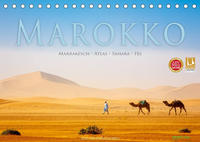 Marokko: Marrakesch, Atlas, Sahara, Fès (Tischkalender 2022 DIN A5 quer)