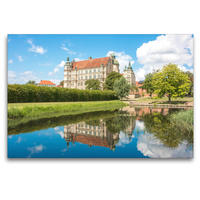 Premium Textil-Leinwand 120 x 80 cm Quer-Format Schlossgarten | Wandbild, HD-Bild auf Keilrahmen, Fertigbild auf hochwertigem Vlies, Leinwanddruck von pixs:sell