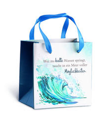 Mini-Geschenktasche - Motiv Welle