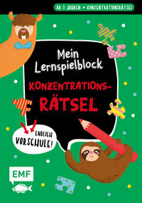 Endlich Vorschule! Mein Lernspielblock – Konzentrationsrätsel