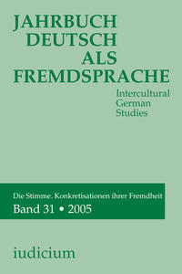 Jahrbuch Deutsch als Fremdsprache. Intercultural German Studies