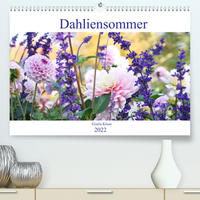 Dahliensommer (Premium, hochwertiger DIN A2 Wandkalender 2022, Kunstdruck in Hochglanz)