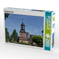 CALVENDO Puzzle Evangelische Kirche 2000 Teile Lege-Größe 90 x 67 cm Foto-Puzzle Bild von Petrus Bodenstaff