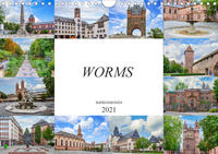 Worms Impressionen (Wandkalender 2021 DIN A4 quer)