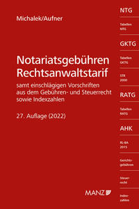 Notariatsgebühren - Rechtsanwaltstarif